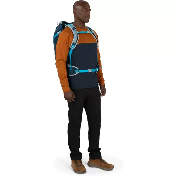 Osprey Hikelite 32L Unisex Hiking Backpack Pine Leaf Green SMBlack