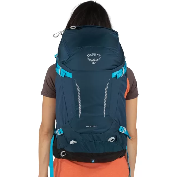 Osprey Hikelite 32L Unisex Hiking Backpack Pine Leaf Green SMTan Concrete