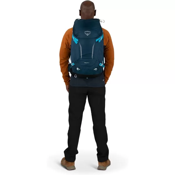 Osprey Hikelite 32L Unisex Hiking Backpack Pine Leaf Green SMTan Concrete