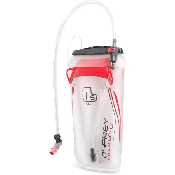 Osprey Hydraulics LT Lightweight Water Reservoir  Hydration Bladder 1525 Liters  Prior SeasonRed