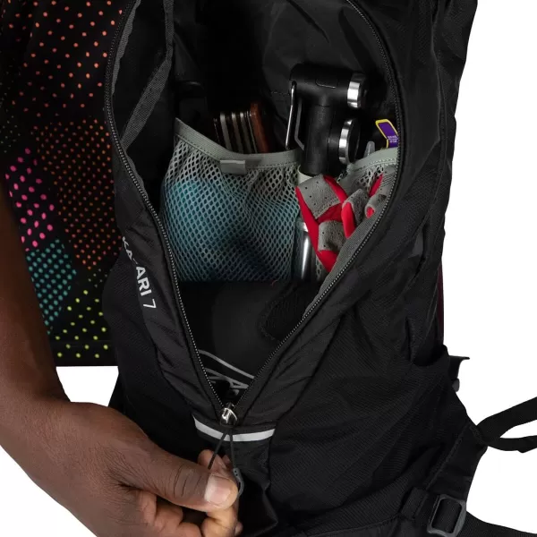 Osprey Katari 7L Mens Biking Backpack with Hydraulics Reservoir Black