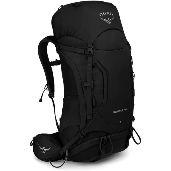 Osprey Kestrel 38L Mens Backpacking Backpack Black SMBlack