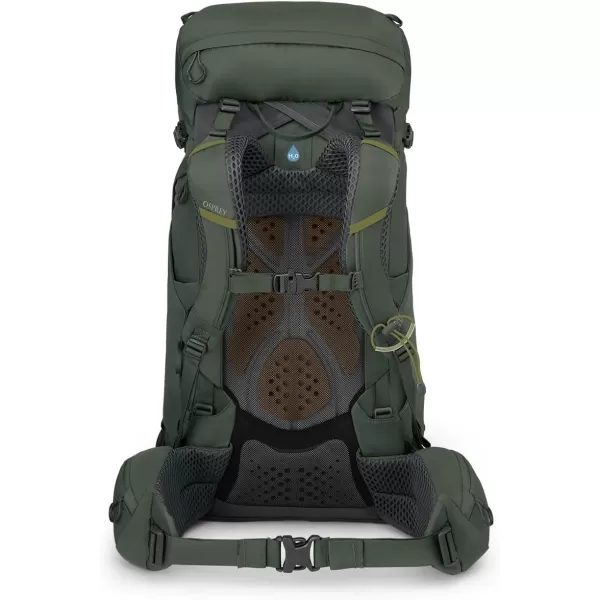 Osprey Kestrel 38L Mens Backpacking Backpack Black SMBonsai Green