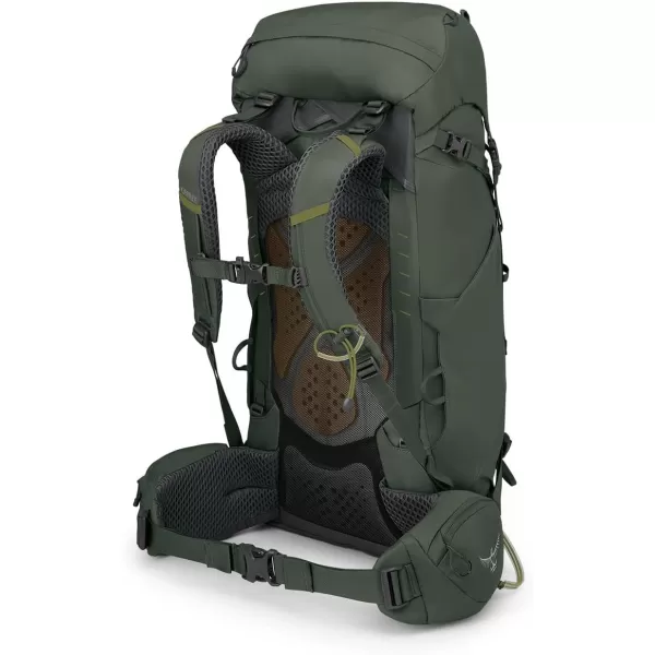 Osprey Kestrel 38L Mens Backpacking Backpack Black SMBonsai Green