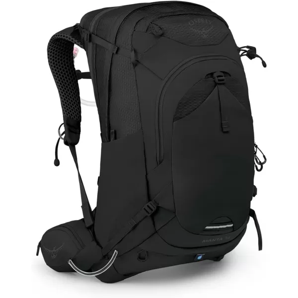 Osprey Manta 34L Mens Hiking Backpack with Hydraulics Reservoir Oak Leaf Orange One SizeBlack