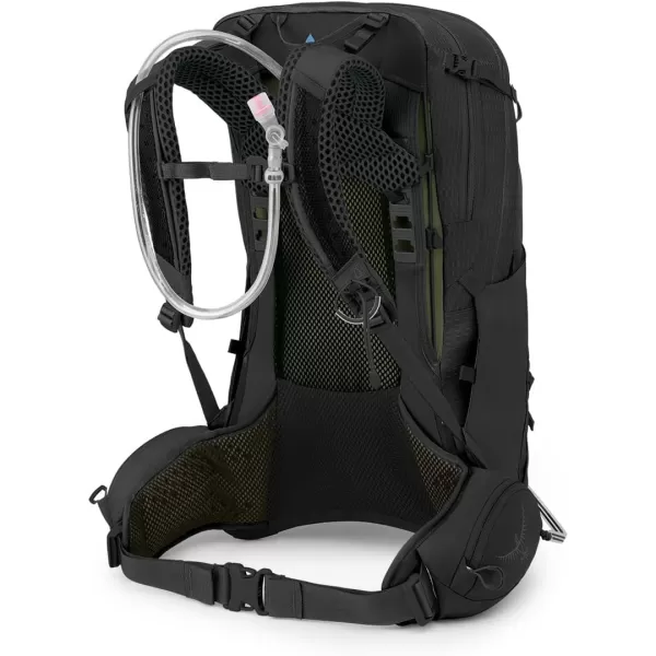 Osprey Manta 34L Mens Hiking Backpack with Hydraulics Reservoir Oak Leaf Orange One SizeBlack