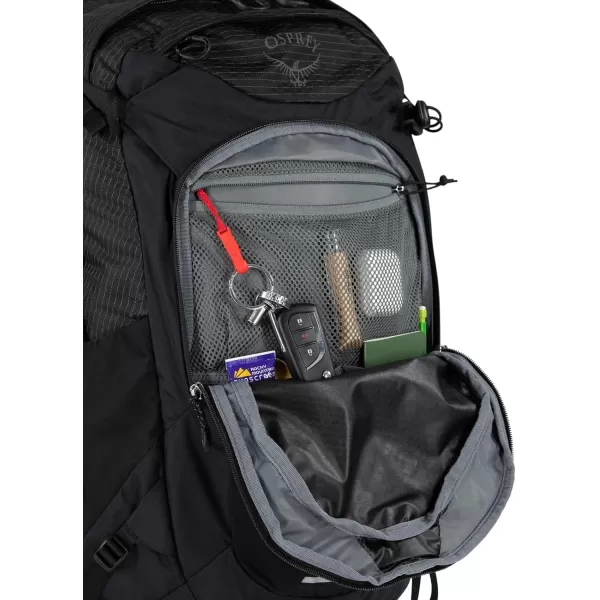 Osprey Manta 34L Mens Hiking Backpack with Hydraulics Reservoir Oak Leaf Orange One SizeOak Leaf Orange