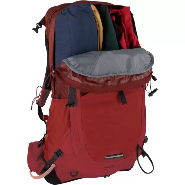 Osprey Manta 34L Mens Hiking Backpack with Hydraulics Reservoir Oak Leaf Orange One SizeOak Leaf Orange