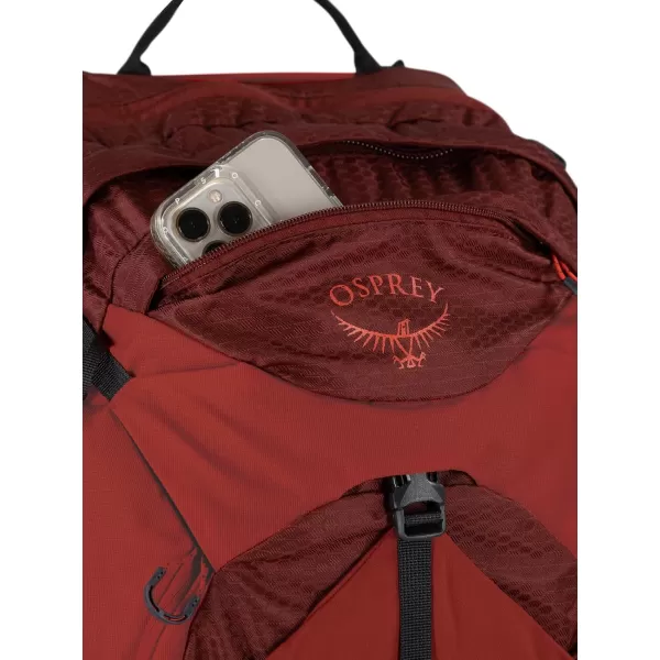 Osprey Manta 34L Mens Hiking Backpack with Hydraulics Reservoir Oak Leaf Orange One SizeOak Leaf Orange