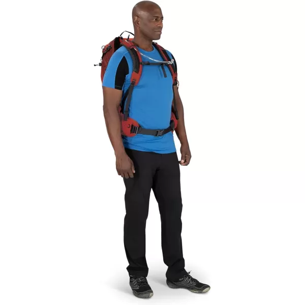 Osprey Manta 34L Mens Hiking Backpack with Hydraulics Reservoir Oak Leaf Orange One SizeOak Leaf Orange