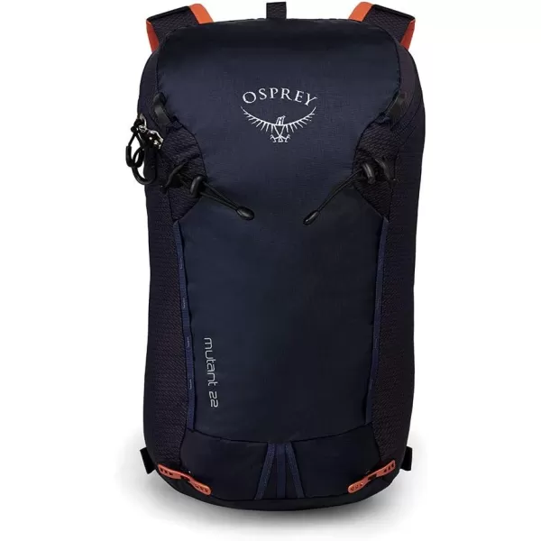 Osprey Mutant 22L Climbing and Mountaineering Unisex Backpack Tungsten GreyBlue Fire
