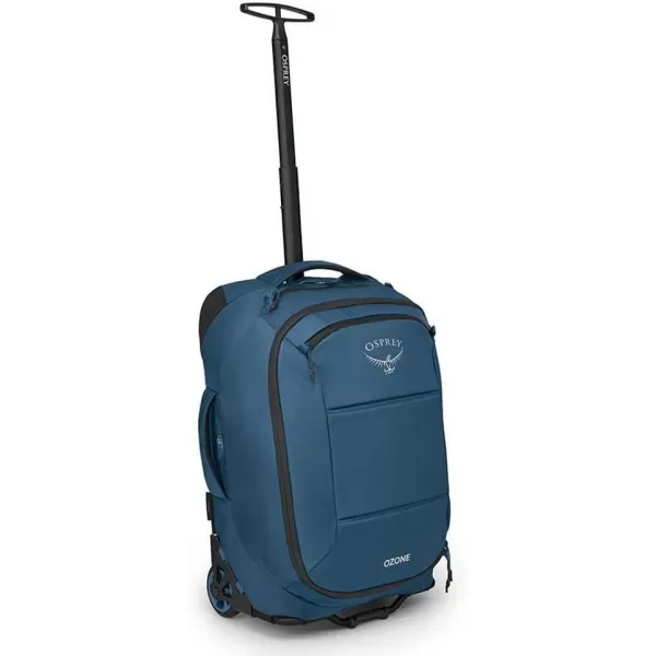 Osprey Ozone 2Wheel CarryOn 40L215quot BlackCoastal Blue
