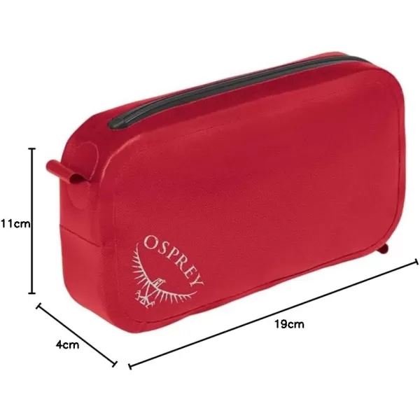 Osprey Padded Pack Pocket BlackPoinsettia Red