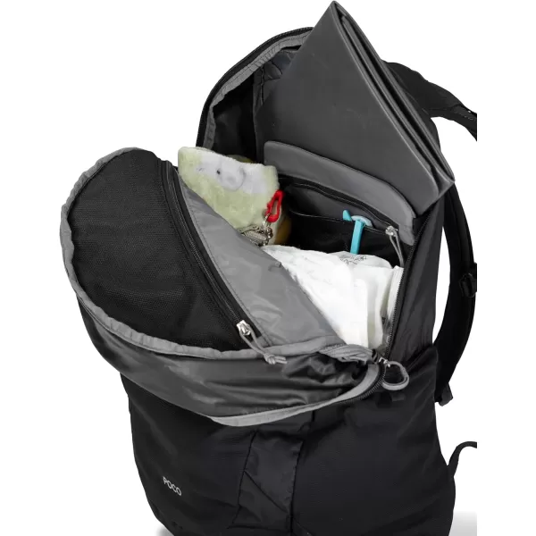 Osprey Poco Changing Backpack with Clipin Changing Pad Tan ConcreteBlack