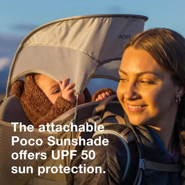 Osprey Poco Child Carrier Backpack Sun Shade SilverPoco LT