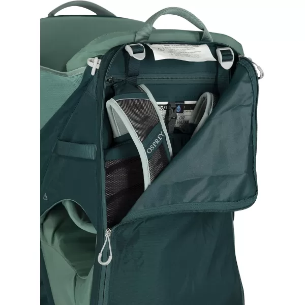 Osprey Poco LT Lightweight Child Carrier and Backpack for Travel Deep Teal Minimum load 238lbs  Maximum load 485lbsDeep Teal