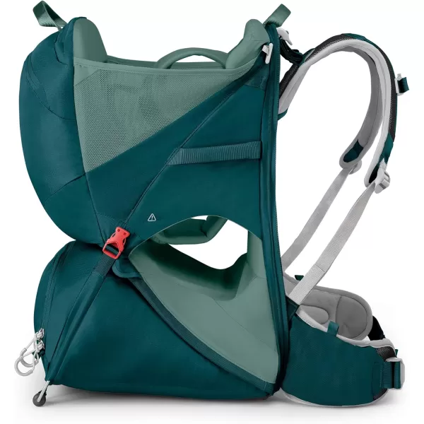 Osprey Poco LT Lightweight Child Carrier and Backpack for Travel Deep Teal Minimum load 238lbs  Maximum load 485lbsDeep Teal