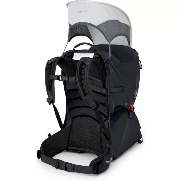 Osprey Poco LT Lightweight Child Carrier and Backpack for Travel Deep Teal Minimum load 238lbs  Maximum load 485lbsStarry Black