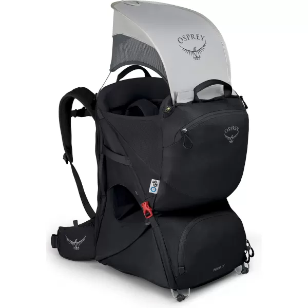 Osprey Poco LT Lightweight Child Carrier and Backpack for Travel Deep Teal Minimum load 238lbs  Maximum load 485lbsStarry Black
