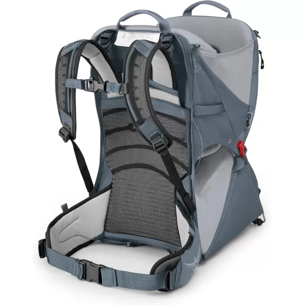 Osprey Poco LT Lightweight Child Carrier and Backpack for Travel Deep Teal Minimum load 238lbs  Maximum load 485lbsTungsten Grey