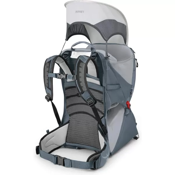 Osprey Poco LT Lightweight Child Carrier and Backpack for Travel Deep Teal Minimum load 238lbs  Maximum load 485lbsTungsten Grey