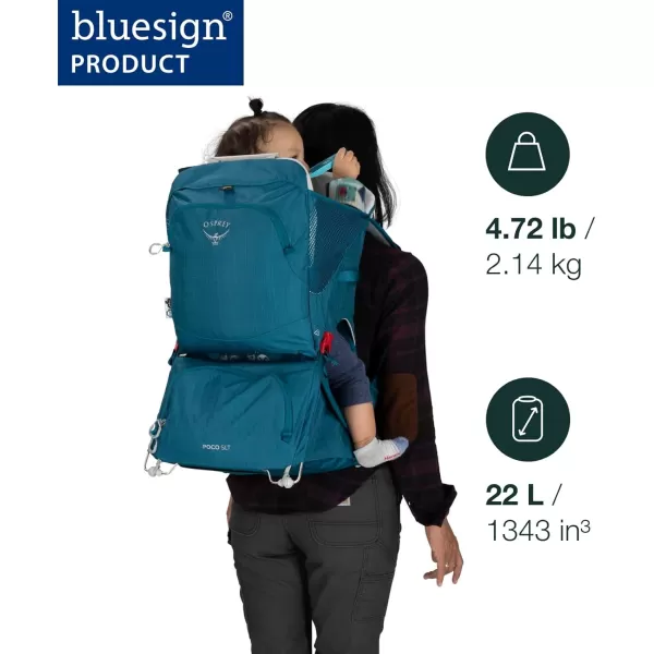 Osprey Poco SLT Lightweight Child Carrier Backpack BlackDeep Peyto