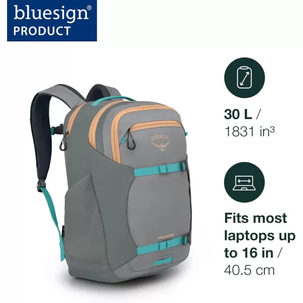 Osprey Proxima Laptop Commuter Backpack BlackFind the Way PrintBlack