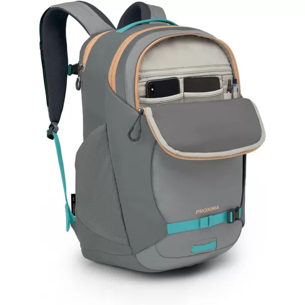 Osprey Proxima Laptop Commuter Backpack BlackMedium GreyCoal Grey