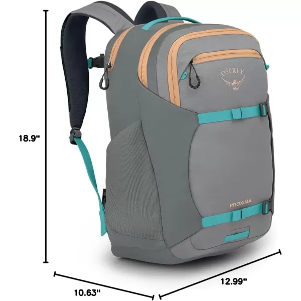 Osprey Proxima Laptop Commuter Backpack BlackMedium GreyCoal Grey