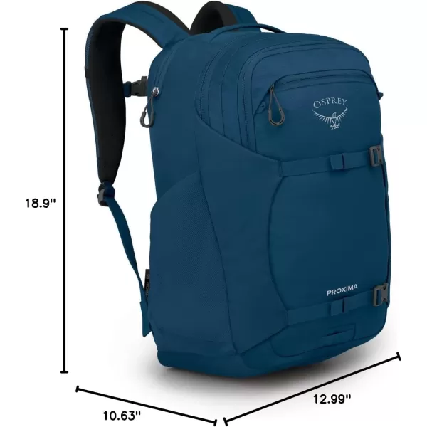 Osprey Proxima Laptop Commuter Backpack BlackNight Shift Blue