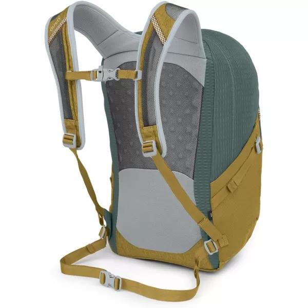 Osprey Quasar Commuter Backpack BlackGreen TunnelBrindle Brown