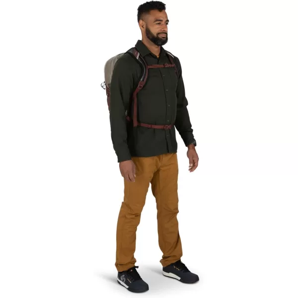 Osprey Quasar Commuter Backpack BlackGreen TunnelBrindle Brown