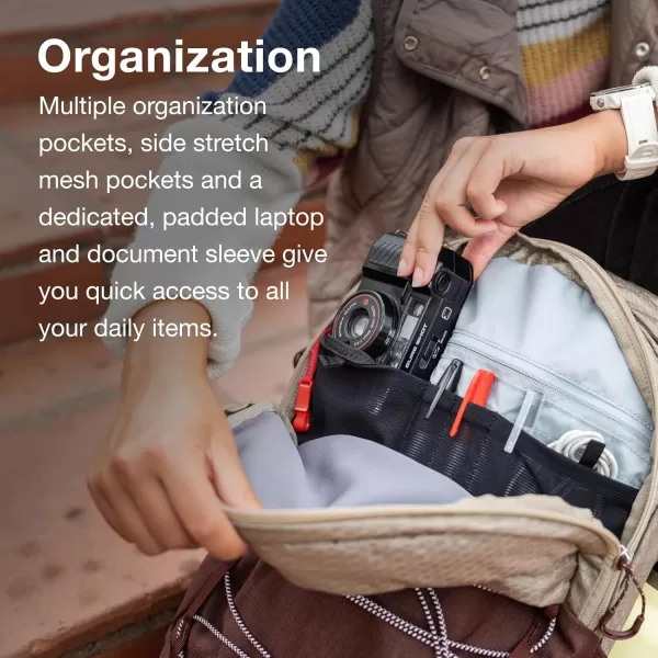 Osprey Quasar Commuter Backpack BlackPashminaTan Concrete