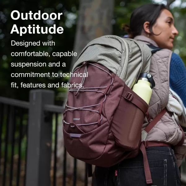 Osprey Quasar Commuter Backpack BlackPashminaTan Concrete