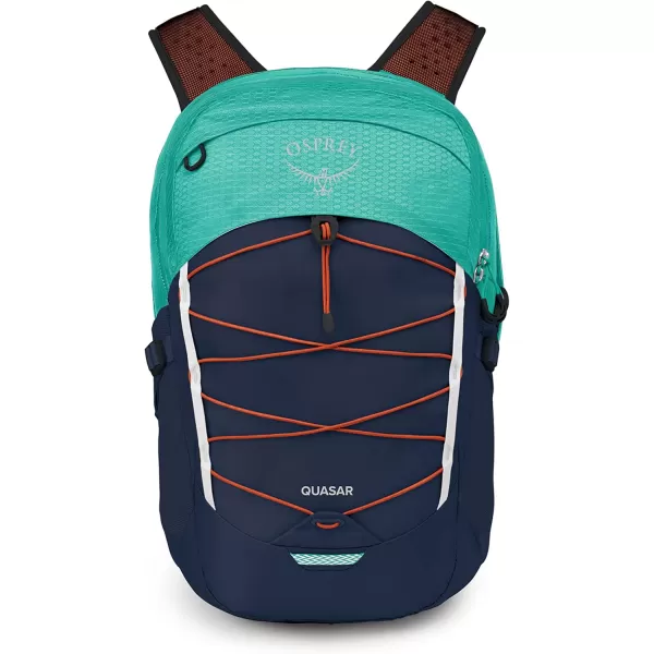 Osprey Quasar Commuter Backpack BlackReverie GreenCetacean Blue