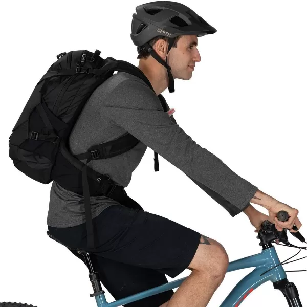 Osprey Raptor Pro Mens Biking Backpack with 25L Hydraulics Reservoir Black