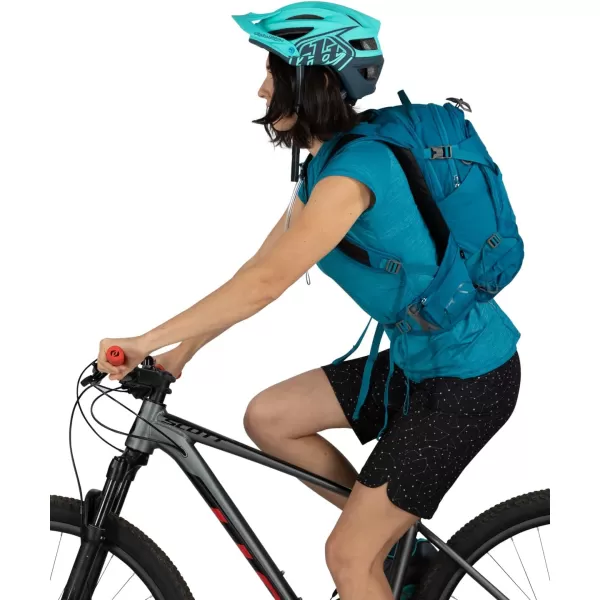 Osprey Raven 14L Womens Biking Backpack with Hydraulics Reservoir Waterfront Blue
