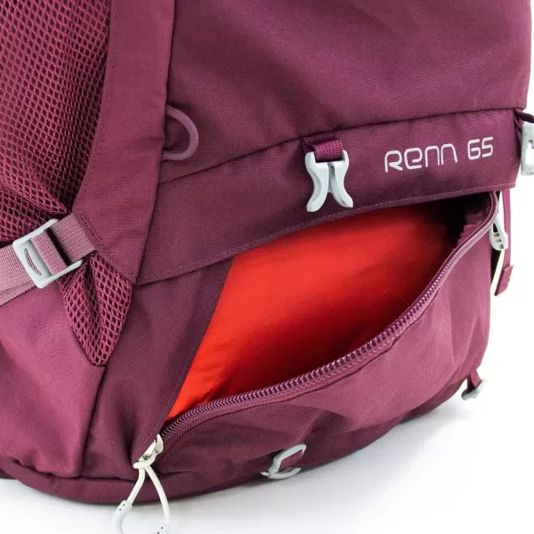 Osprey Renn 65L Womens Backpacking Backpack Aurora PurpleAurora Purple