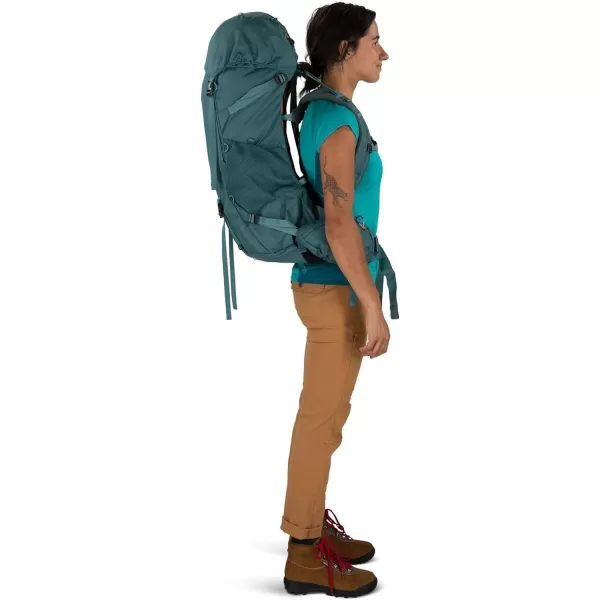 Osprey Renn 65L Womens Backpacking Backpack Cascade BlueMelon OrangeCascade BlueMelon Orange