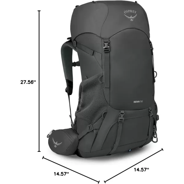 Osprey Renn 65L Womens Backpacking Backpack Cascade BlueMelon OrangeDark CharcoalGray Wolf