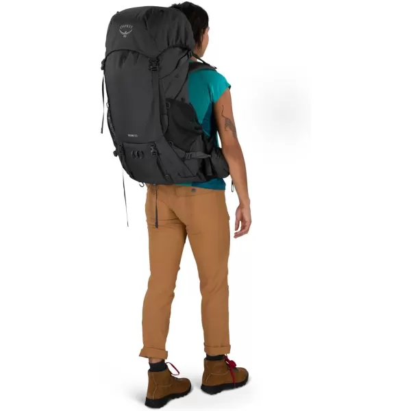 Osprey Renn 65L Womens Backpacking Backpack Cascade BlueMelon OrangeDark CharcoalGray Wolf