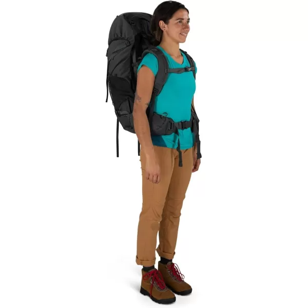 Osprey Renn 65L Womens Backpacking Backpack Cascade BlueMelon OrangeDark CharcoalGray Wolf