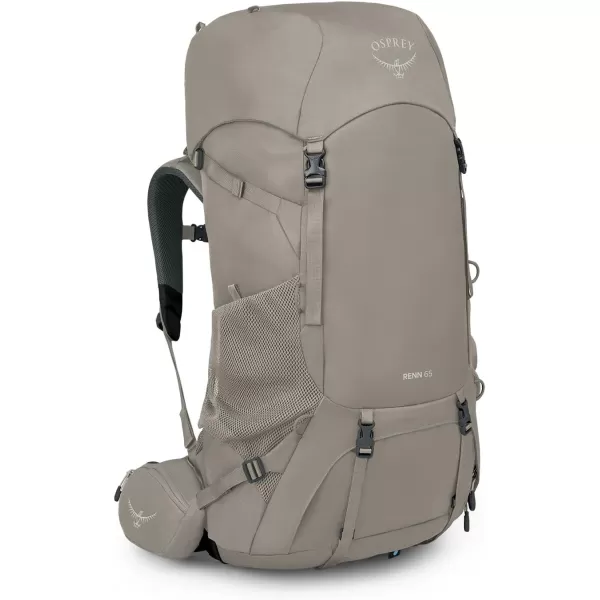 Osprey Renn 65L Womens Backpacking Backpack Cascade BlueMelon OrangePediment GreyLinen Tan