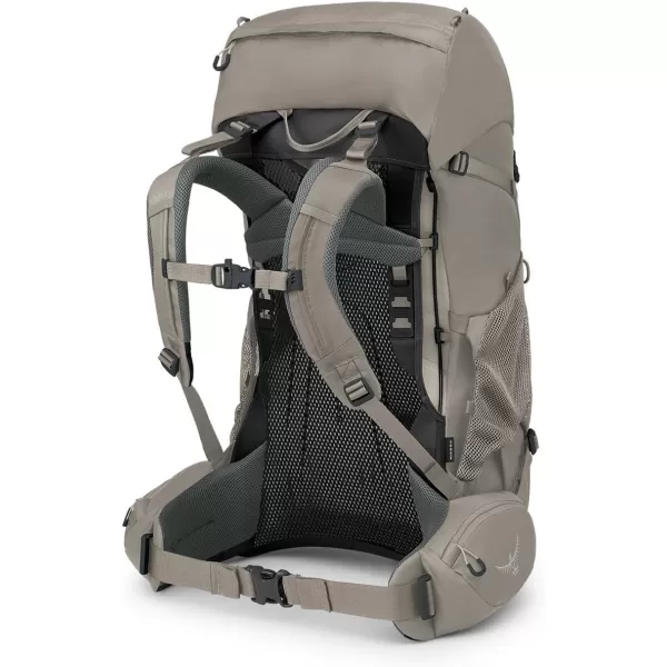 Osprey Renn 65L Womens Backpacking Backpack Cascade BlueMelon OrangePediment GreyLinen Tan