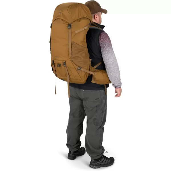 Osprey Rook 65L Mens Backpacking Backpack Dark CharcoalSilver Lining Extended FitDark CharcoalSilver Lining