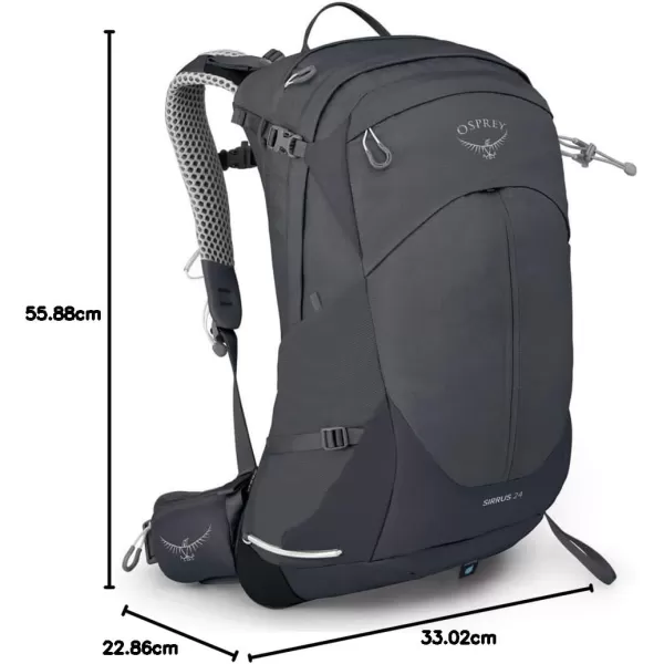 Osprey Sirrus 24L Womens Hiking Backpack Tunnel Vision GreyTunnel Vision Grey