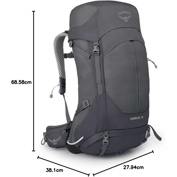 Osprey Sirrus 24L Womens Hiking Backpack Tunnel Vision GreyTunnel Vision Grey