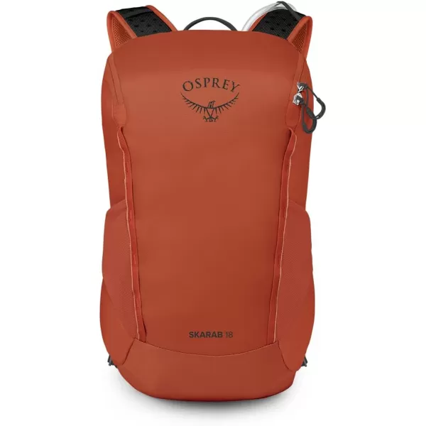 Osprey Skarab Mens Hiking Backpack with Hydraulics ReservoirFirestarter Orange