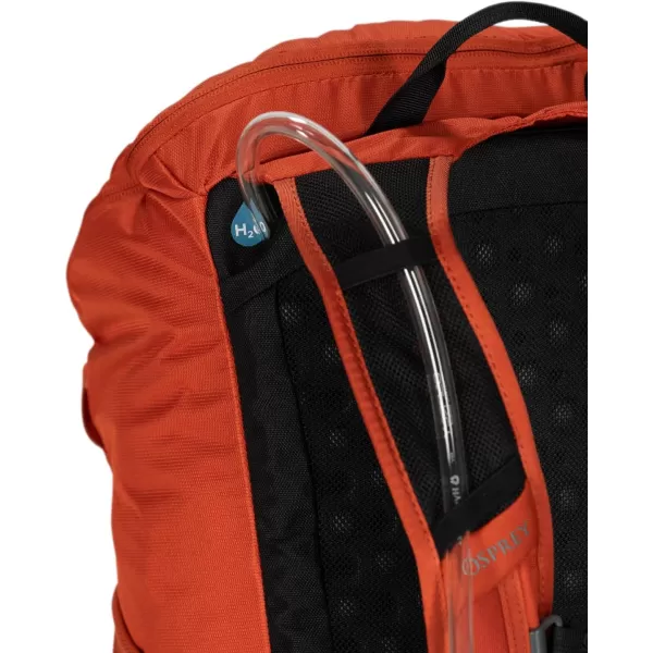 Osprey Skarab Mens Hiking Backpack with Hydraulics ReservoirFirestarter Orange