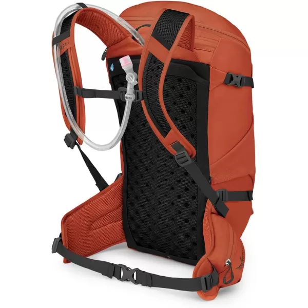 Osprey Skarab Mens Hiking Backpack with Hydraulics ReservoirFirestarter Orange